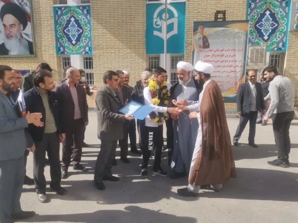 مراسم استقبال از قهرمان تکواندو مهدی جوازی 5