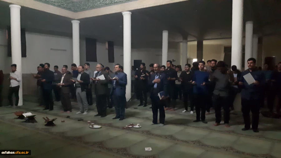 حضور ریاست محترم دانشگاه فرهنگیان جناب آقای دکتر کجباف در مراسم احیای شب نوزدهم در پردیس شهید باهنر و مرکز سلامتیان 4