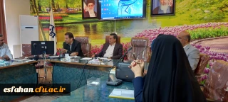 بر گزاری جلسه پیرامون مرحله استانی جشنواره تدریس  برتر