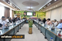 مراسم تودیع و معارفه معاونت طرح،برنامه و توسعه منابع انسانی پردیس شهید باهنر استان اصفهان  5