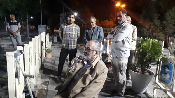 مراسم شبی با شهدا به مناسبت سالگرد عملیات پیروزمند الی بیت المقدس و آزاد سازی خرمشهر با حضور دانشجو معلمان مرکز سلامتیان  7