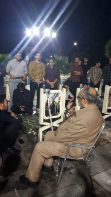 مراسم شبی با شهدا به مناسبت سالگرد عملیات پیروزمند الی بیت المقدس و آزاد سازی خرمشهر با حضور دانشجو معلمان مرکز سلامتیان  8