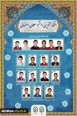 درخشش دانشجو معلمان دانشگاه فرهنگیان استان اصفهان درکسب رتبه های برتردهمین جشنواره تدریس منطقه ی6