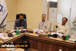 نشست مدیر ان دانشگاه فرهنگیان استان با مسئولین موسسه علمی مطالعاتی جنگ نرم سپاهان 4