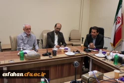 نشست مدیر ان دانشگاه فرهنگیان استان با مسئولین موسسه علمی مطالعاتی جنگ نرم سپاهان 6