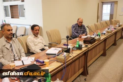 نشست مدیر ان دانشگاه فرهنگیان استان با مسئولین موسسه علمی مطالعاتی جنگ نرم سپاهان 7