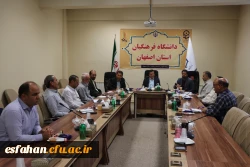 نشست مدیر ان دانشگاه فرهنگیان استان با مسئولین موسسه علمی مطالعاتی جنگ نرم سپاهان 10