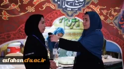 مصاحبه با دانشجویان شرکت کننده در رابطه با برگزاری موکب حین برگزاری مسابقات 3