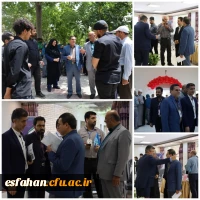 بازدید جناب اقای دکتر کجباف، ریاست محترم پردیس های استان اصفهان از فرایند پذیرش المپیاد ورزشی فرهنگی در پردیس شهید باهنر 2
