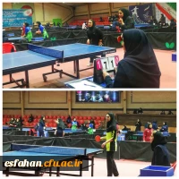 برگزاری مسابقات رشتهٔ تنیس روی میز بیست و چهارمین المپیاد فرهنگی ورزشی دانشجو معلمان دختر در خانهٔ تنیس اصفهان 3