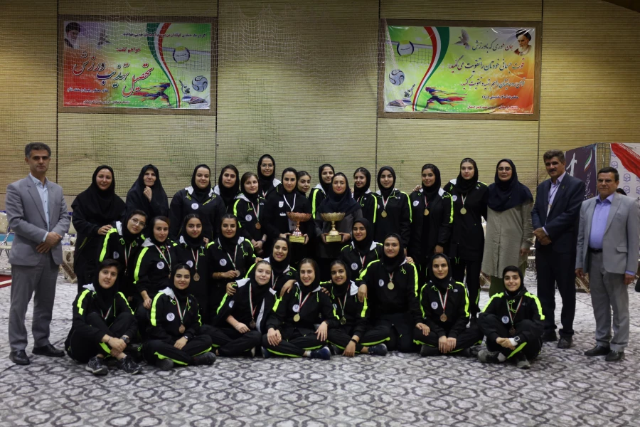 بیست و چهارمین المپیاد فرهنگی ورزشی  بخش خواهران با اختتامییه رشته های والیبال و فوتسال به پایان رسید. 15