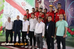 مراسم اختتامیه و اهدای مدال سه نفر برتر مسابقات دومیدانی بیست و چهارمین دوره المپیاد فرهنگی ورزشی دانشجو معلمان پسر دانشگاه فرهنگیان کل کشور 2