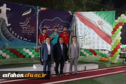 مراسم اختتامیه و اهدای مدال سه نفر برتر مسابقات دومیدانی بیست و چهارمین دوره المپیاد فرهنگی ورزشی دانشجو معلمان پسر دانشگاه فرهنگیان کل کشور 12