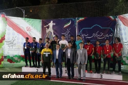 مراسم اختتامیه و اهدای مدال سه نفر برتر مسابقات دومیدانی بیست و چهارمین دوره المپیاد فرهنگی ورزشی دانشجو معلمان پسر دانشگاه فرهنگیان کل کشور 20