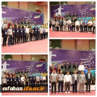 مراسم اختتامیه و اهدای مدال نفرات برتر رشته تنیس روی میز پسران در بیست و چهارمین المپیاد فرهنگی ورزشی دانشگاه فرهنگیان 2