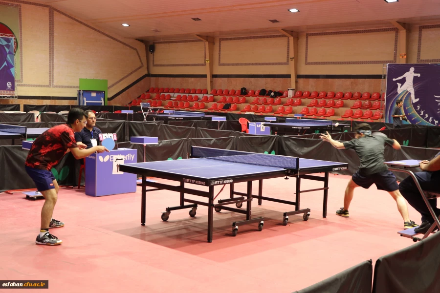 مراسم اختتامیه و اهدای مدال نفرات برتر رشته تنیس روی میز پسران در بیست و چهارمین المپیاد فرهنگی ورزشی دانشگاه فرهنگیان 4