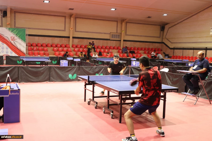 مراسم اختتامیه و اهدای مدال نفرات برتر رشته تنیس روی میز پسران در بیست و چهارمین المپیاد فرهنگی ورزشی دانشگاه فرهنگیان 5