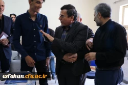 گفت وگو با دکترکجباف، ریاست دانشگاه فرهنگیان استان اصفهان در حاشیه فرآیند مصاحبه داوطلبان دانشگاه فرهنگیان استان اصفهان. 
 8