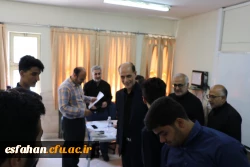 بازدید دکتر ابراهیمی مدیر کل آموزش و پرورش استان اصفهان در حاشیه فرآیند مصاحبه داوطلبان دانشگاه فرهنگیان استان اصفهان 5