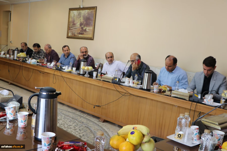 تشکیل جلسه شورای مدیریت و نظارت دانشگاه فرهنگیان استان اصفهان 8