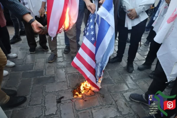 راهپیمایی، حضور و تجمع اساتید، کارکنان و دانشجو معلمان دانشگاه فرهنگیان پردیس ها و مراکز استان اصفهان در پی جنایت رژیم کودکش و جنایتکار اشغالگر قدس در حمله به بیمارستان المعمدانی نوار غزه 6