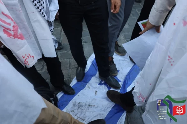 راهپیمایی، حضور و تجمع اساتید، کارکنان و دانشجو معلمان دانشگاه فرهنگیان پردیس ها و مراکز استان اصفهان در پی جنایت رژیم کودکش و جنایتکار اشغالگر قدس در حمله به بیمارستان المعمدانی نوار غزه 7