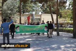  مراسم تجدید پیمان با شهدا در جوار گلزار شهدای گمنام پردیس شهید باهنر  3