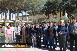  مراسم تجدید پیمان با شهدا در جوار گلزار شهدای گمنام پردیس شهید باهنر  5