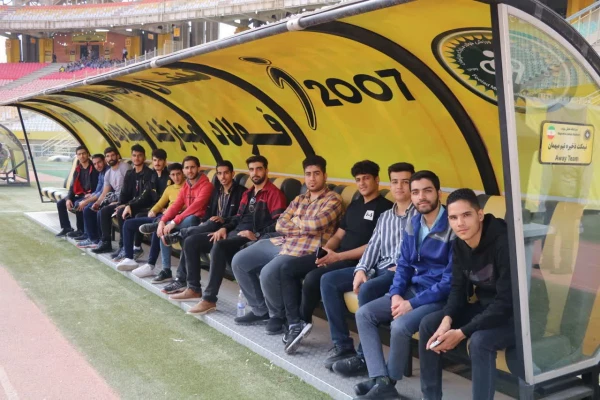 بازدید از موزه تیم فوتبال سپاهان و ورزشگاه نقش جهان اصفهان  7
