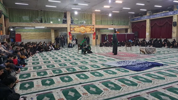 مراسم آئینی-سنتی تعزیه شهادت حضرت علی اکبر (ع) و گوشه ی شهادت غلام ترک 2