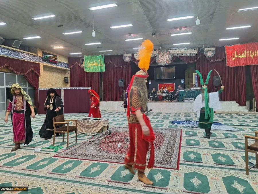 مراسم آئینی-سنتی تعزیه شهادت حضرت علی اکبر (ع) و گوشه ی شهادت غلام ترک 5