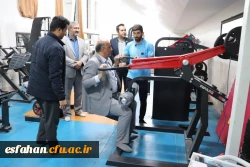 افتتاحیه سالن بدنسازی دانشگاه فرهنگیان مرکز شهید دکتر آیت نجف آباد 4