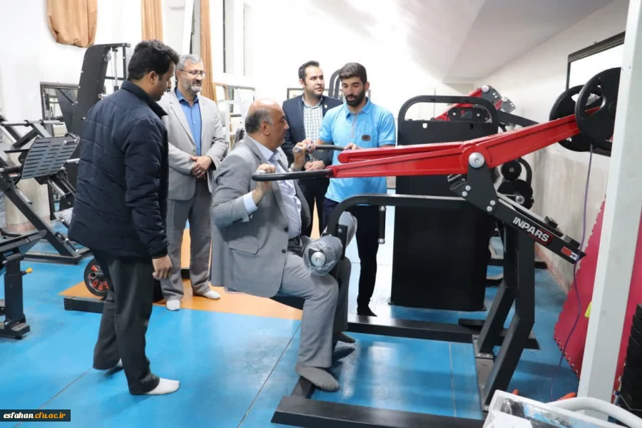 افتتاحیه سالن بدنسازی دانشگاه فرهنگیان مرکز شهید دکتر آیت نجف آباد 4