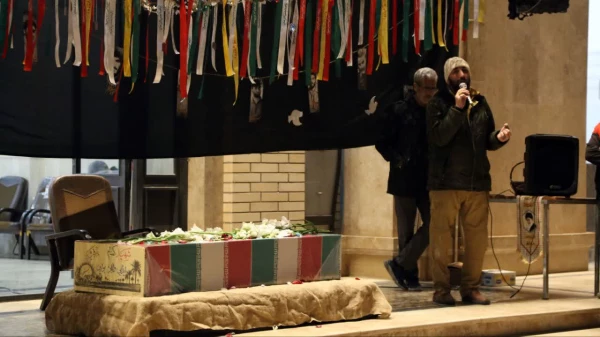 مراسم استقبال از پیکر مطهر شهید گمنام در مرکز امام خمینی(ره)کاشان 9