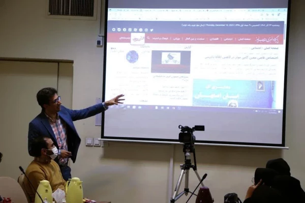 برگزاری کارگاه آموزشی خبر نویسی و طراحی پوستر 2