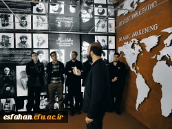 بازدید دانشجو معلمان پردیس شهید باهنر از نمایشگاه والشمس بنیاد مهدویت و آینده پژوهی  3