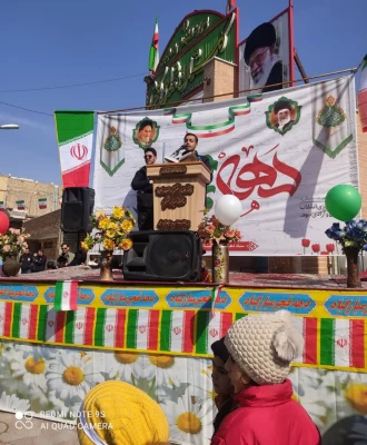 حضور دانشجو معلمان کارکنان و اساتید دانشگاه فرهنگیان استان اصفهان درجشن پیروزی انقلاب اسلامی 3