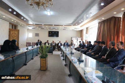 دیدار هیات رئیسه دانشگاه فرهنگیان استان اصفهان با اعضای هیات علمی، اساتید و کارکنان دانشگاه 