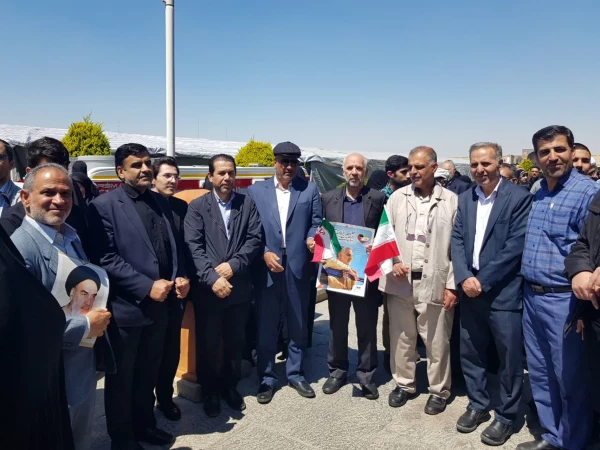 حضور پرشور دانشجو معلمان و مسئولین دانشگاه فرهنگیان استان در راهپیمایی روز قدس  2