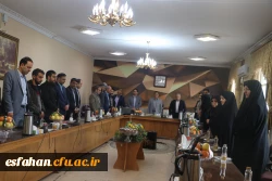 حضور سرپرست معاونت نظارت، ارزیابی و تضمین کیفیت دانشگاه فرهنگیان در مراسم معارفه رئیس اداره نظارت و ارزیابی دانشگاه فرهنگیان استان اصفهان 4