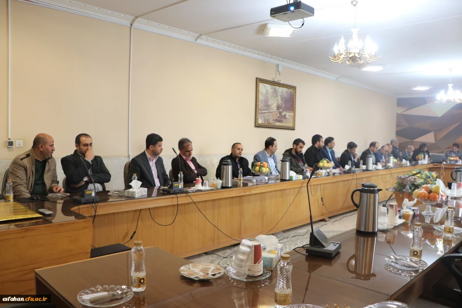 حضور سرپرست معاونت نظارت، ارزیابی و تضمین کیفیت دانشگاه فرهنگیان در مراسم معارفه رئیس اداره نظارت و ارزیابی دانشگاه فرهنگیان استان اصفهان 7