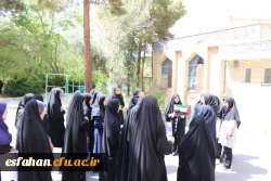 تجمع دانشگاهیان دانشگاه فرهنگیان پردیس حضرت فاطمه زهرا و مرکز شهید رجایی اصفهان در حمایت از اقدام آزادی خواهانه دانشجویان آمریکا 2