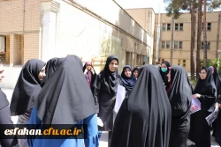 تجمع دانشگاهیان دانشگاه فرهنگیان پردیس حضرت فاطمه زهرا و مرکز شهید رجایی اصفهان در حمایت از اقدام آزادی خواهانه دانشجویان آمریکا 2