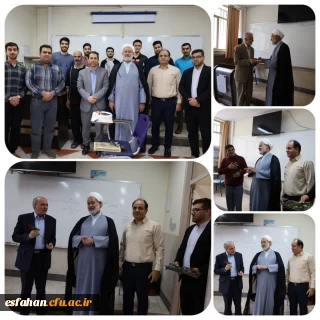 حضور حجت الاسلام علی اصغر حمزه مسئول نهاد نمایندگی مقام معظم رهبری

در سالروز گرامیداشت مقام معلم و استاد 