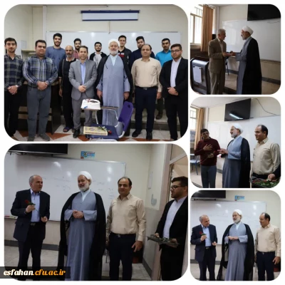 حضور حجت الاسلام علی اصغر حمزه مسئول نهاد نمایندگی مقام معظم رهبری

در سالروز گرامیداشت مقام معلم و استاد 