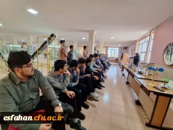  بازدید دانشجویان پردیس شهید باهنر اصفهان از موزه علوم و فنون : 6