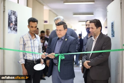 در حاشیه افتتاح  نمایشگاه هنر و زیبایی شناسی