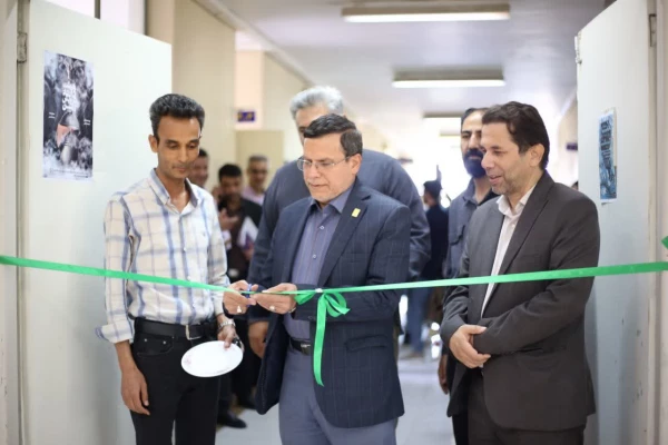 در حاشیه افتتاح  نمایشگاه هنر و زیبایی شناسی 2