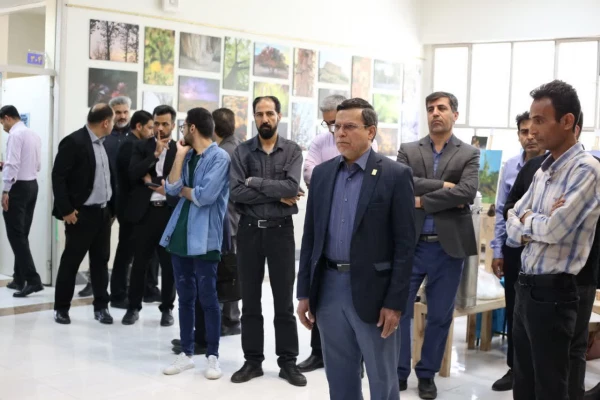 در حاشیه افتتاح  نمایشگاه هنر و زیبایی شناسی 4