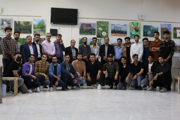 در حاشیه افتتاح  نمایشگاه هنر و زیبایی شناسی 7